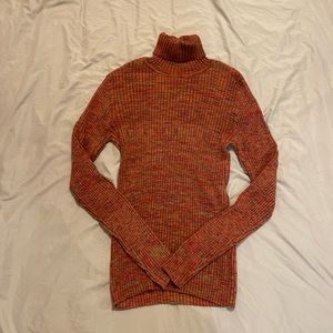 Multicolor Turtleneck Sweater